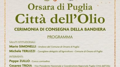 Photo of Orsara,svetta la Bandiera di Città dell’Olio