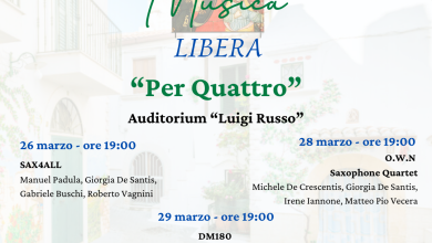 Photo of Rodi Garganico, “Per Quattro”: il saxofono protagonista della seconda rassegna di “Musica Libera”