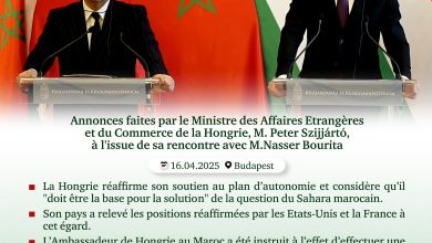 Photo of Ungheria sostiene il piano marocchino di autonomia e estende i servizi consolari alle province saharawi marocchine