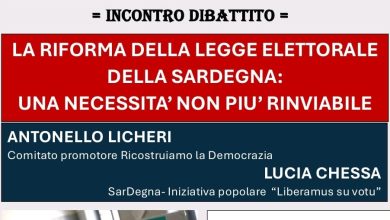 Photo of Sassari, la Legge Elettorale sarda va cambiata? Il confronto