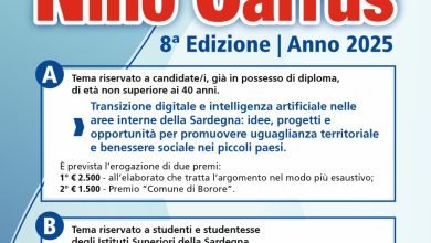 Photo of Premio Nino Carrus, aperte le iscrizioni all’ottava edizione
