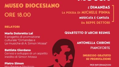 Photo of Oristano, l’Is.Be presenta il cd “Le musiche di Antonio Simon Mossa”