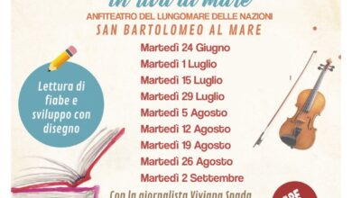 Photo of San Bartolomeo al mare: quarta rassegna di Fiabe da colorare in riva al mare