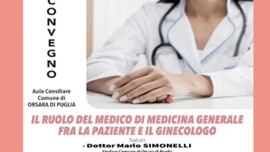 Photo of Orsara, ASL Foggia e Regione Puglia insieme per la salute delle donne