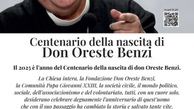 Photo of Rimini, cent’anni dalla nascita di don Oreste Benzi: tre giorni per celebrare il “prete della carità”