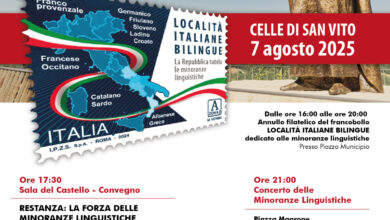 Photo of Celle di San Vito la “Festa del francobollo delle minoranze linguistiche”