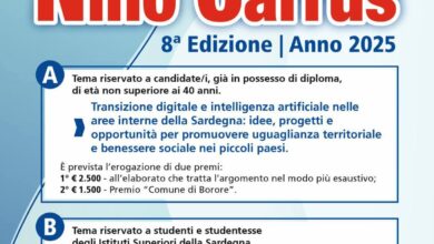 Photo of Borore, Premio Nino Carrus, al centro il futuro digitale delle aree interne