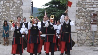 Photo of Orsara oggi il Corteo storico dei cavalieri e monaci di Calatrava