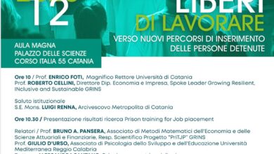 Photo of Catania, focus il 15 dicembre sui nuovi percorsi di inserimento delle persone detenute