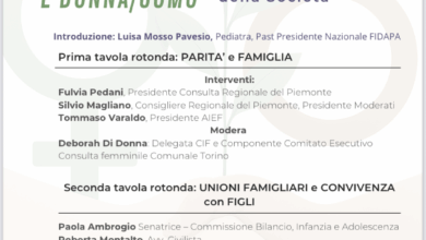 Photo of Torino, convegno “Alleanza Uomo/Donna e Donna/Uomo”