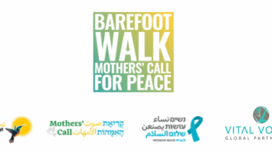 Photo of Roma, la camminata a piedi nudi delle madri candidate al Nobel: palestinesi e israeliane unite per la pace