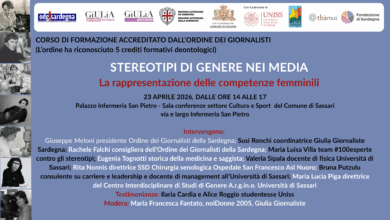Photo of Sassari, corso di formazione “Stereotipi di genere nei media. La rappresentazione delle competenze femminili”,