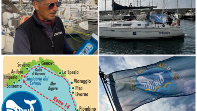 Photo of Andora, salpata Rotta 14: il messaggio di Agenda ONU per il santuario dei cetacei