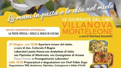 Photo of Villanova Monteleone: “Le mani in pasta e le dita nel miele”