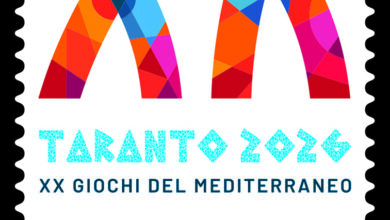 Photo of Poste Italiane, emesso francobollo celebrativo dei XX Giochi del Mediterraneo (Taranto 2026)