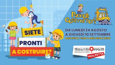Photo of Molfetta, al Gran Shopping Piccoli costruttori