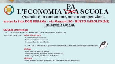 Photo of Busto Garolfo, convegno: San Francesco sfida l’economia di oggi
